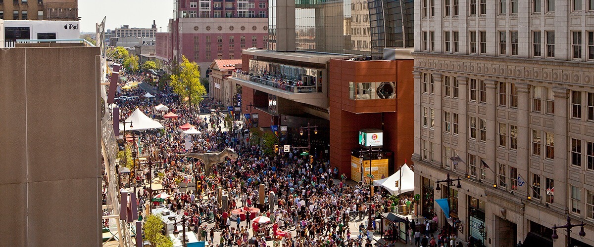 PIFA Street Fair Crowd on Broad Street