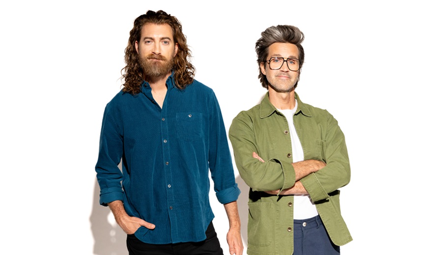 Comedic duo and hosts of the podcast Good Mythical Morning Rhett and Link.
